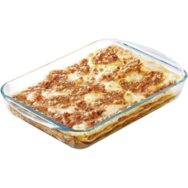 Pyrex Cook&Enjoy Fuente Rectangular Asas Horno Vidrio Borosilicato 35x23x6 cm