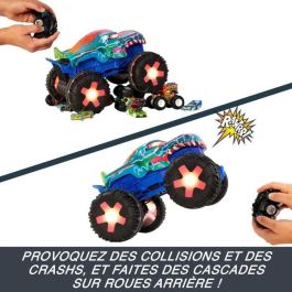 Hot Wheels JBD90 Monster Trucks Mega-Wrex Vehículo de Control Remoto a Escala 1/15