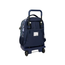 Safta Mochila Escolar Grande con Ruedas Compact Extraíble El Niño Navy 450x330x220 mm