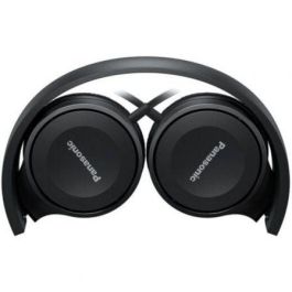 Panasonic RP-HF100ME-K Auriculares Estéreo Plegables con Micrófono, Jack 3.5mm, Sonido Potente 30mm, Negros Panasonic RP-HF100ME-K Auriculares Estéreo Plegables con Micrófono, Jack 3.5mm, Sonido Potente 30mm, Negros