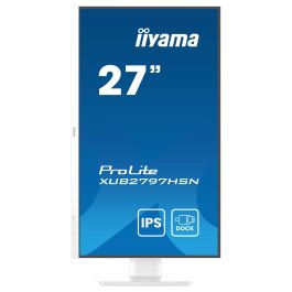 iiyama Monitor XUB2797HSN-W2 27" Full HD USB-C, LAN, DP-OUT (Dock) Blanco