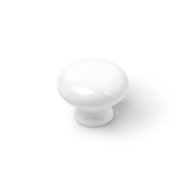 Blister con 4 pomos redondos para mueble fabricado en porcelana acabado blanco mod .821 ø35mm rei Precio: 8.49999953. SKU: S7912579
