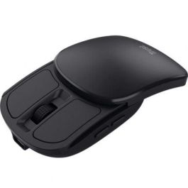 Trust Zylo Ratón Plegable Inalámbrico 25733 para portátil/PC hasta 2400 DPI, receptor USB-C, 5 meses batería