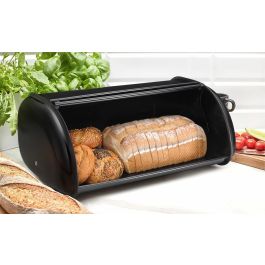 Panera de metal con tapa Quttin 43.5 x 27.5 x 18.5 cm (3 Unidades) Panera de metal con tapa Quttin 43.5 x 27.5 x 18.5 cm (3 Unidades)