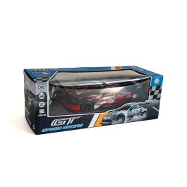 Tachan Vehículo Policía GT-Speed Racing Radio Control Negro/Rojo 1:24