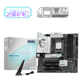 MSI B860M GAMING PLUS WiFi Placa Base Intel B860 LGA 1851 micro ATX DDR5 Wi-Fi 7 Precio: 195.50000008. SKU: B16Q8HSDPM