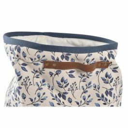 Cesta Ropa Shabby DKD Home Decor Azul Blanco 30 x 40 x 30 cm