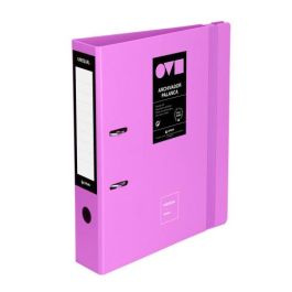 Grafoplás 17262869 Archivador A4 65mm Polyfoam Unequal Minimal Lavanda, resistente y ultraligero con cierre de goma Precio: 16.50000044. SKU: B1C6BDLEAV