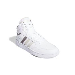 Zapatillas Deportivas Hombre Adidas Hoops 3.0 Mid Blanco