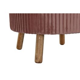 Reposapies Scandi DKD Home Decor Rosa Palo Natural 61 x 38 x 61 cm Reposapies Scandi DKD Home Decor Rosa Palo Natural 61 x 38 x 61 cm