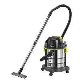 Ryobi R18WDV-0 Aspiradora en seco y húmedo ONE+ 18V Tanque Acero Inoxidable 18L y Conexión a Herramientas