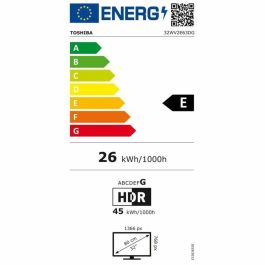Toshiba 32WV2E63DG Televisor LED 32'' (80 cm) HD Ready 1366x768 Smart TV DTS Virtual:X 2xHDMI Toshiba 32WV2E63DG Televisor LED 32'' (80 cm) HD Ready 1366x768 Smart TV DTS Virtual:X 2xHDMI
