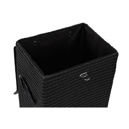 Cesta Basicos DKD Home Decor Blanco Negro 34 x 49 x 45 cm Set de 5