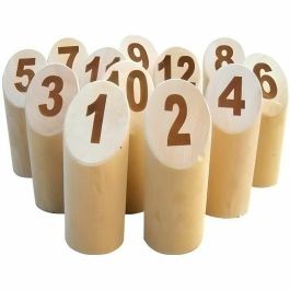 Tactic Mölkky Juego de Bolos - Juego de Habilidad al Aire Libre para Niños a Partir de 6 Años