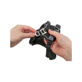 Arnés para Perro Trixie Premium FlexMesh Negro M