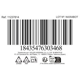 La Mediterranea Set 6 Vasos Leza 400 ml (8 Cajas)