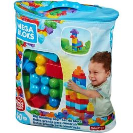 Bolsa construccion mega bloks 60 piezas azul