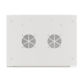 Lanberg Armario Rack 19 Pulgadas 18U 600x450mm Gris con Puerta de Cristal Templado y Ventiladores