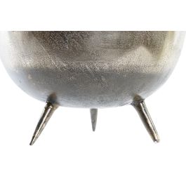 DKD Home Decor Centro Mesa Colección Dole Moderno de Aluminio Dorado Plateado 31x19.5x31 cm (Pack 2)