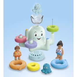 Playmobil Junior Juego de Baño Pulpo de Colores con Cangrejo, Anillos y Pastillas Tinti - Edad 1+ años Playmobil Junior Juego de Baño Pulpo de Colores con Cangrejo, Anillos y Pastillas Tinti - Edad 1+ años