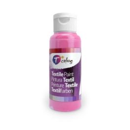 Tcolors Pintura Textil Rosa, 80 ml - Alta Adherencia y Flexibilidad, Cubre Cualquier Tono, Aplicable con Rodillo, Pincel o Aerógrafo Precio: 3.88999996. SKU: B1HFZST79S