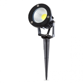 Foco LED para Jardín 7W 630Lm 6000K Blanco Frío con Pincho IP65 SL-CPDC09-7W-CW 50.000H
