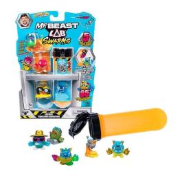 MrBeast Swarms Tubo de Ensayo con 5 Figuras - Crea Enjambres Añadiendo Agua MrBeast Swarms Tubo de Ensayo con 5 Figuras - Crea Enjambres Añadiendo Agua