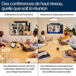 HP Poly Studio V52 Videobar USB Premium para Conferencias con Inteligencia Artificial Avanzada