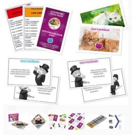 Winning Moves WIN5036905054621 Monopoly Cats: Juego de Mesa, Edición con Gatos en Diferentes Lugares para Movimientos Ganadores