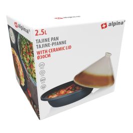 Alpina Tajín de cerámica ø30 x 25 cm para todo tipo de fuegos