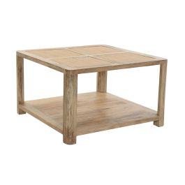 Mesa de Centro DKD Home Decor Marrón claro Madera de mango 76 x 76 x 45 cm Precio: 353.88999954. SKU: B1HF94ZT4F