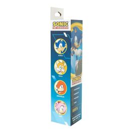 ERIK Alfombrilla Gaming Sonic the Hedgehog 80x35cm Superficie Textil Impermeable Base Antideslizante