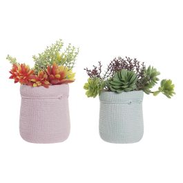 Planta DKD Home Decor Rosa Verde Menta 10 x 18 x 18 cm (4 Unidades) Precio: 22.58999941. SKU: B14R6ZG7PS