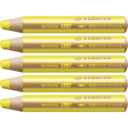 Lapices De Colores Stabilo Woody 3 En 1 Amarillo Estuche De 5 Precio: 9.5000004. SKU: B159EXPP43