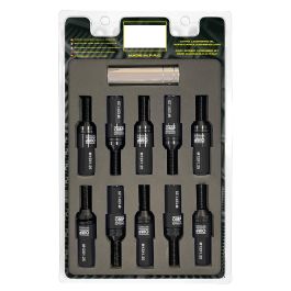 Omp Tornillos de Rueda Juego 20 Unidades M12x1.25 Llave 17-19mm Largo 28mm Protector Negro OMPS09971201