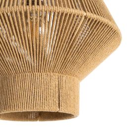 Lámpara Techo Natural Cuerda de Papel 25,50 X 25,50 X 26 cm
