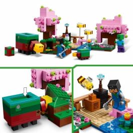 LEGO Minecraft 21260 Jardín de Cerezos en Flor - Minifiguras de Videojuegos