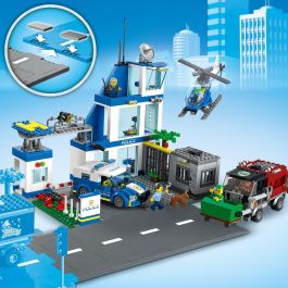 LEGO City 60316 Comisaría de Policía - Juego de Construcción 668 Piezas para Niños y Niñas a Partir de 6 Años, Multicolor