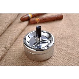 Confortime Cenicero Acero Push 9 cm (24 Unidades)