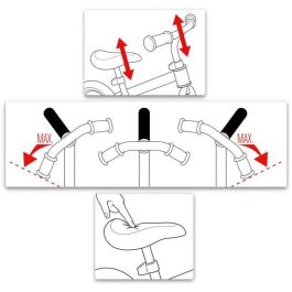 SKIDS CONTROL Bicicleta de equilibrio con reposapiés Verde 10 pulgadas, neumáticos EVA antipinchazos, marco de acero y sillín/manillar ajustables
