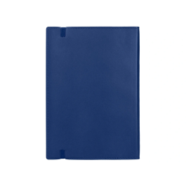 Liderpapel Libreta A6 120 hojas 70gr Similpiel Cierre Gomillas Color Azul