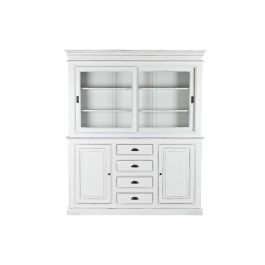Vitrina Home ESPRIT Blanco Cristal Madera de mango 170 x 45 x 200 cm Vitrina Home ESPRIT Blanco Cristal Madera de mango 170 x 45 x 200 cm