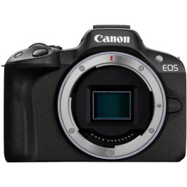 Canon EOS R50 MILC Cámara Negra Kit RF-S 18-45mm 24.2 MP 4K