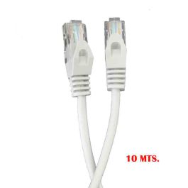 Edm Cable UTP Cat.5e Latiguillo RJ45 10 m Gris Cobre/Polietileno