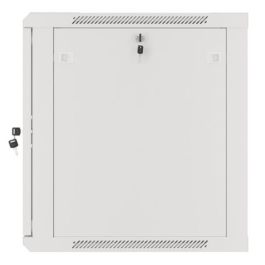 Lanberg WF01-6612-10S Armario Rack de Pared 12U Gris con Bloqueo y Protección IP20 - Capacidad de Carga 60 kg
