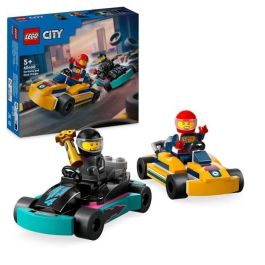 LEGO 60400 City Karts y Pilotos de Carreras, Juego de Construcción de Vehículos con 2 Minifiguras, Juguete para Niños y Niñas +4 Años Precio: 11.49999972. SKU: B1K62EFGS9