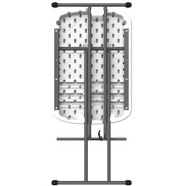 Mesa auxiliar plegable regulable 3 posiciones lifetime 66x46xh61/71 cm Mesa auxiliar plegable regulable 3 posiciones lifetime 66x46xh61/71 cm