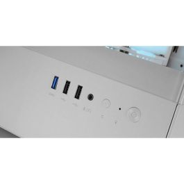 Mars gaming Caja ATX Semitorre Gaming MCX0 Blanca con ARGB y Doble Cristal Templado