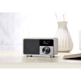 Radio Transistor Sangean DDR7 MINI Plateado FM Retro