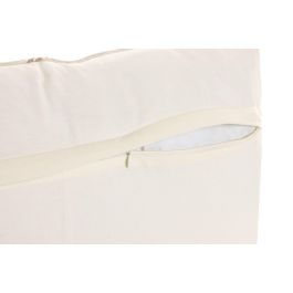 DKD Home Decor India 24 Cojín Estilo Boho Crudo Natural 30 x 50 cm (2 Unidades) Bordado a Mano